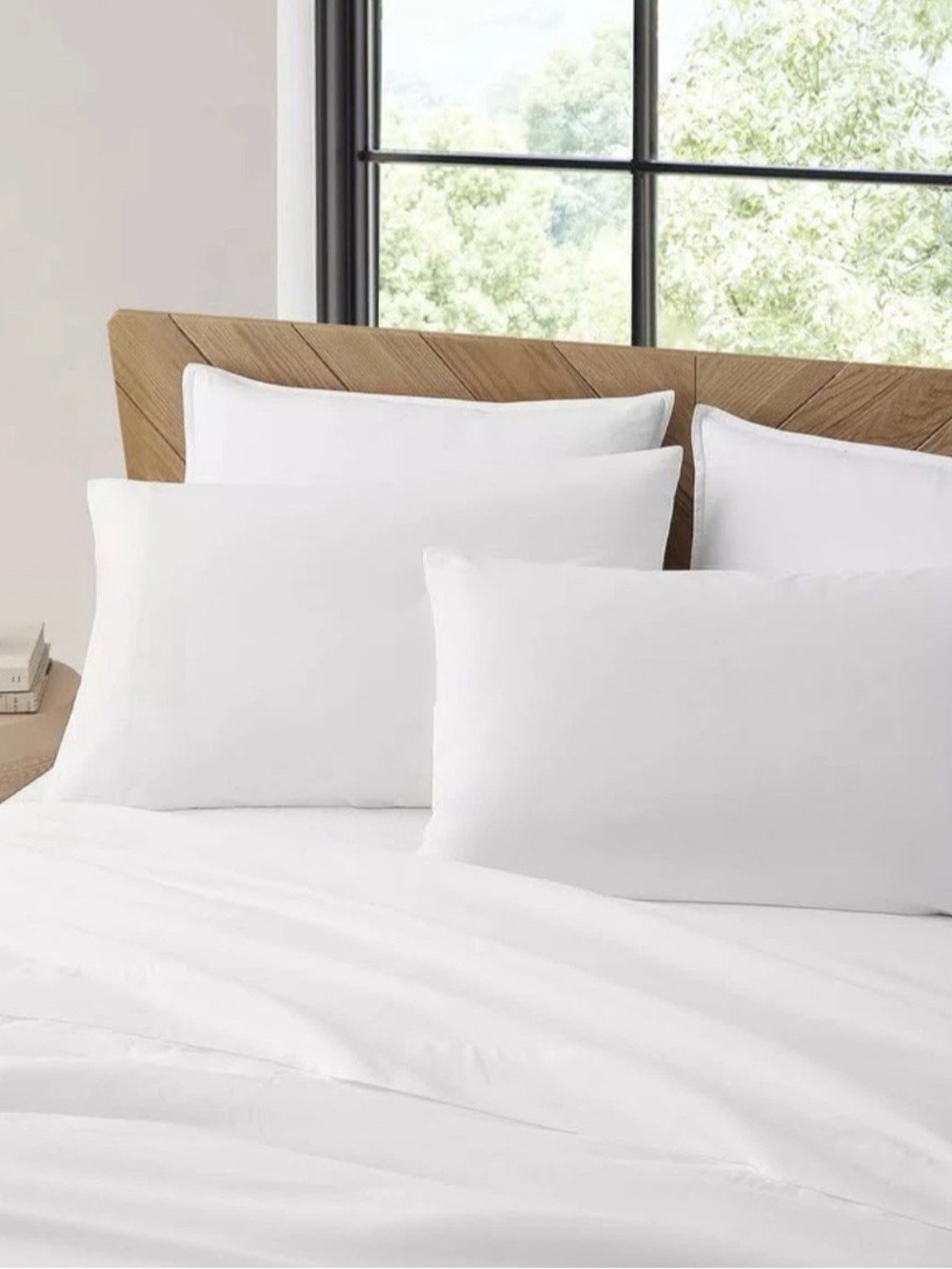 NEW Bearpaw Serene All Season Comfort Sheet Set Queen Bright White